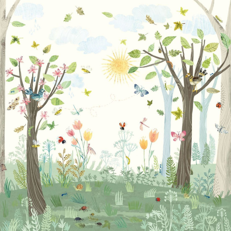 BUSY BUZZY WALL MURAL