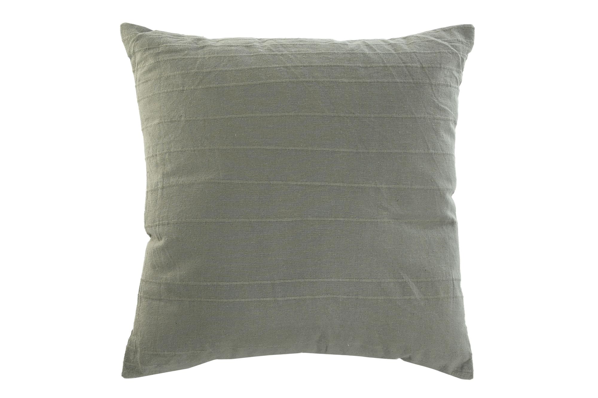 DKD Home Decor Cojín Decorativo Urban Verde 60x60 cm Set de 2 Unidades de Poliéster con Cremallera Gramaje 900g