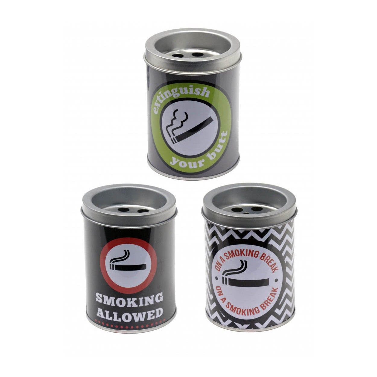 Ceniceros Originales Decoración 3X1, Diseño Trendy. Ideal para Fumadores.