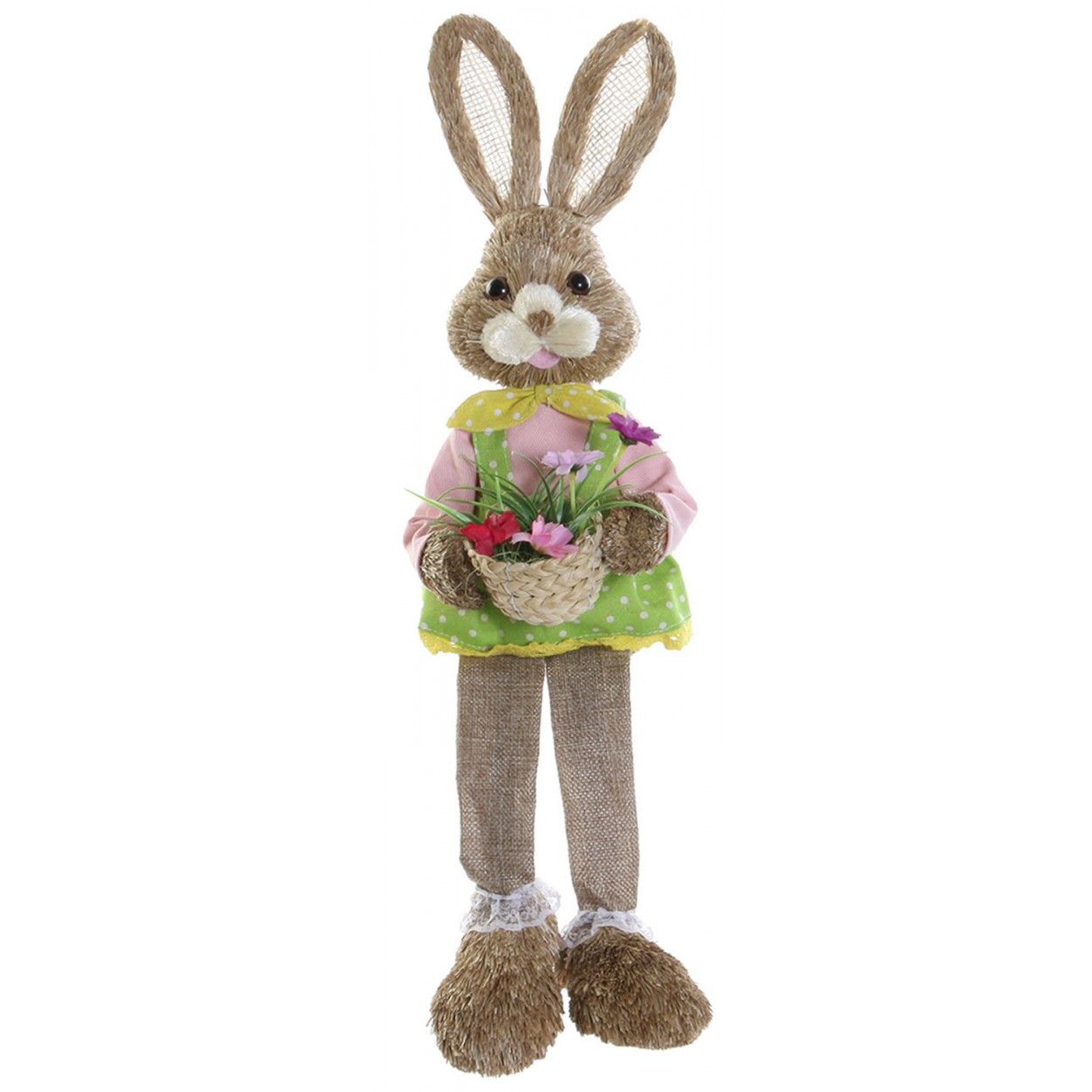 CONEJO FIBRA CESTA 56CM