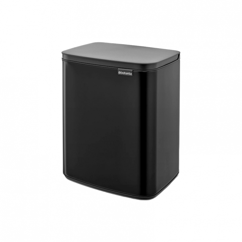 CUBO BASURA BO 4L NEGRO MATE