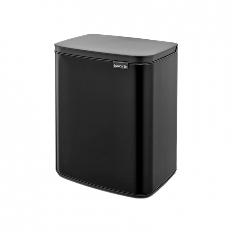 CUBO BASURA BO 7L NEGRO MATE