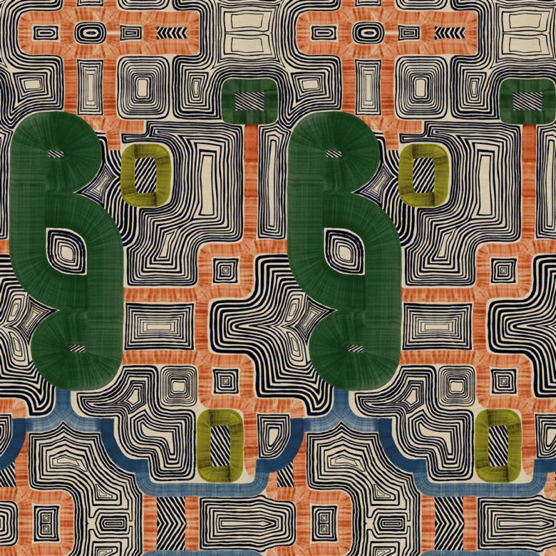 EN ALLANT AUX BAUX GRASSCLOTH