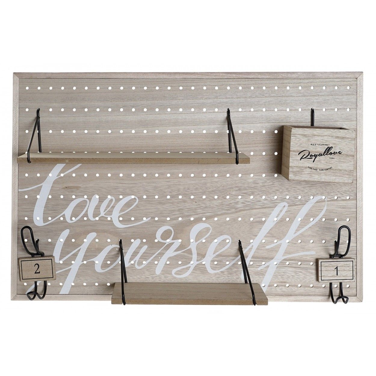 ESTANTERIA PARED DE MADERA LOVE