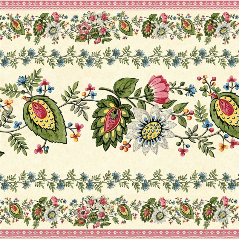 FOLK FLOWER WIDE BORDER