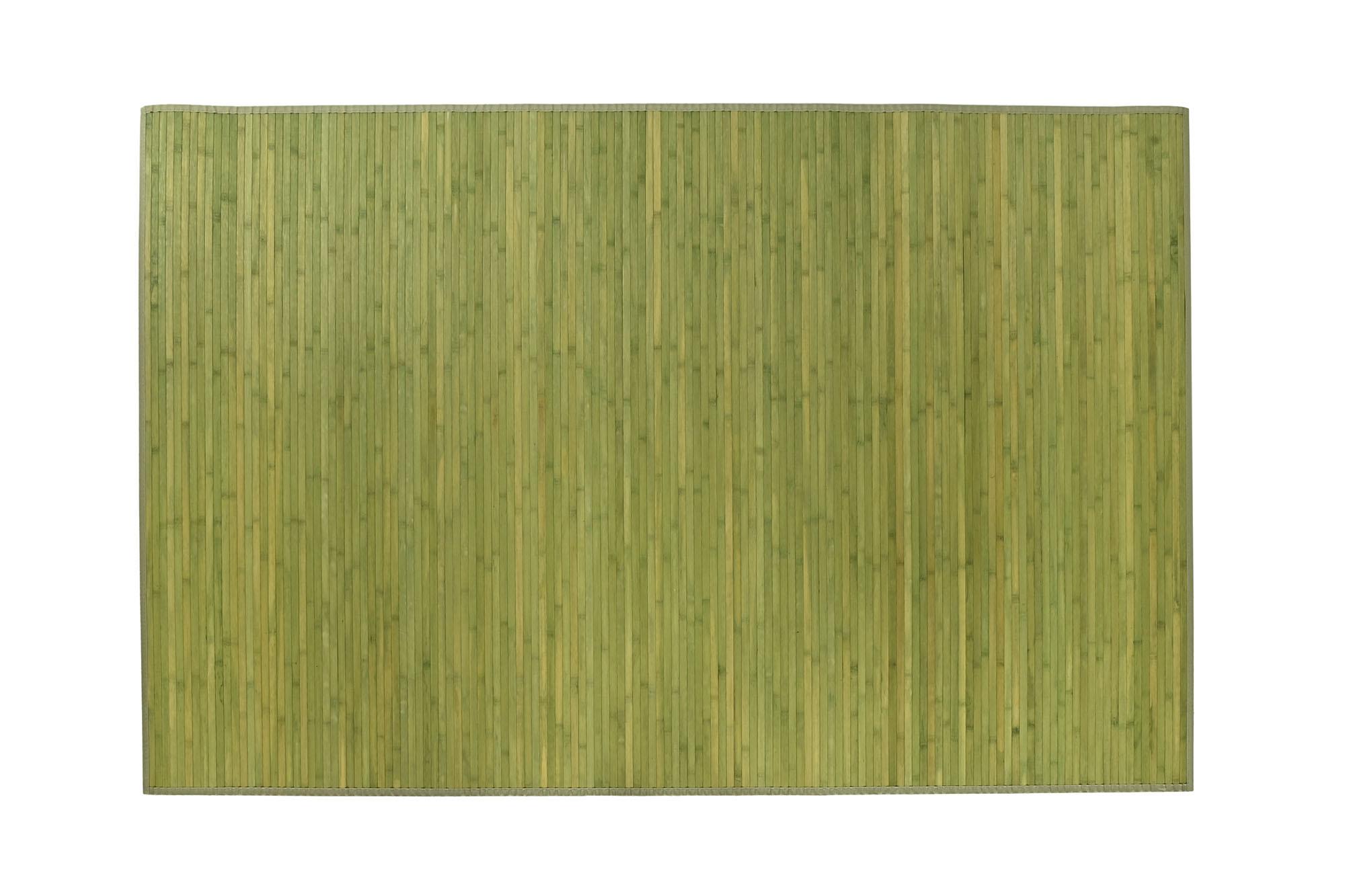DKD Home Decor Alfombra Urban de Bambú Verde – Colección Bamboo Carpets 25 – Medidas 300x200 cm (Pack de 2 Unidades)
