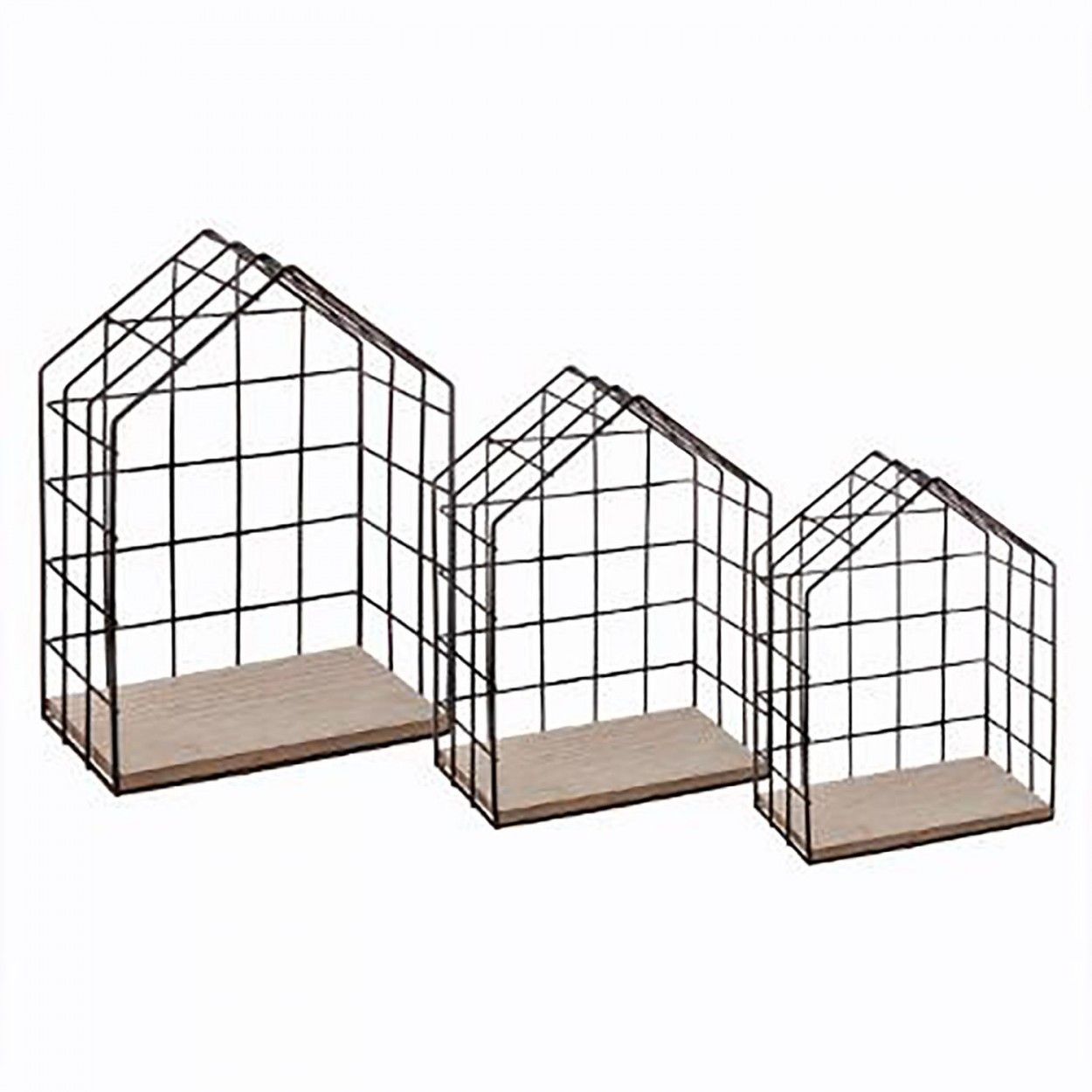 SET DE 3 ESTANTERIAS HOME