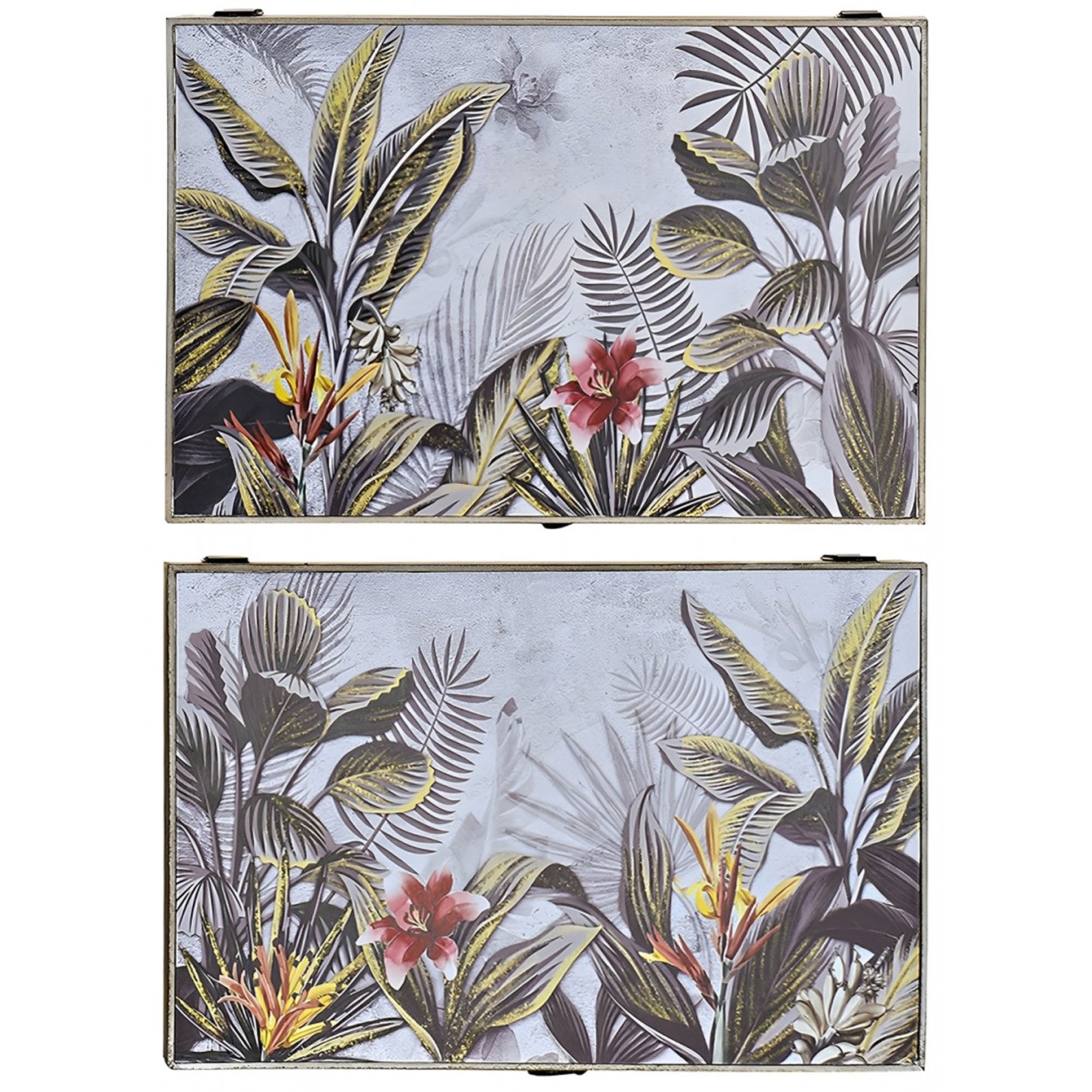 TAPA CONTADOR CUADRO LUZ PLANTAS TROPIC MADERA 46X6X31CM